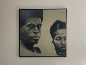 Acrylic on Canvass 40' x 40'. Artwork created in Braidwood, NSW BY Roger Brennan.